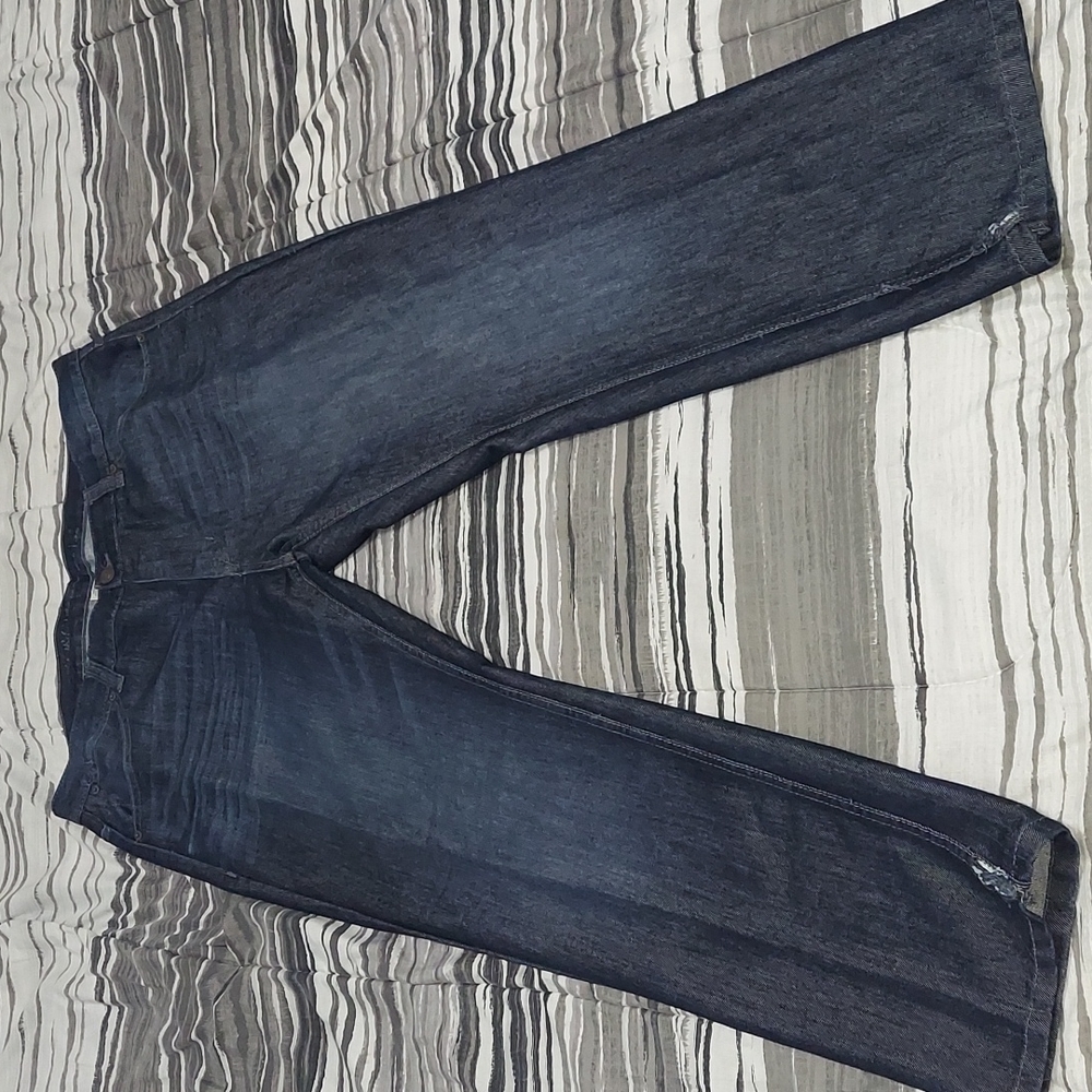 Navy blue men's jeans